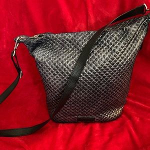 Vera Bradley Carson Hobo Crossbody in dark blue metallic